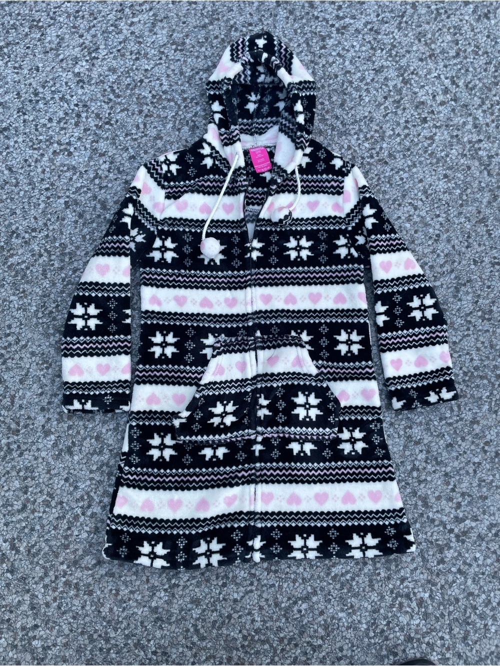 Cozy jammy zip up